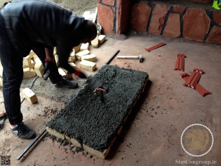 بنایی با آجر و ملات ماسه سیمان
