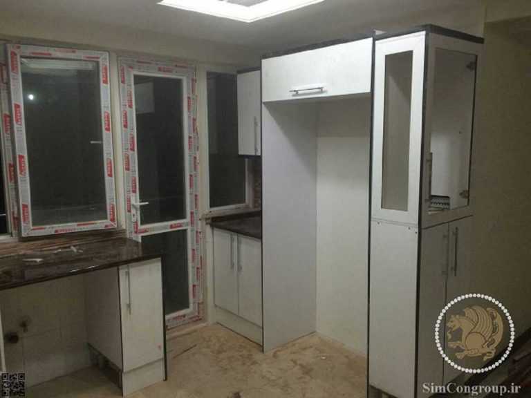 یخچال در کابینت آشپزخانه