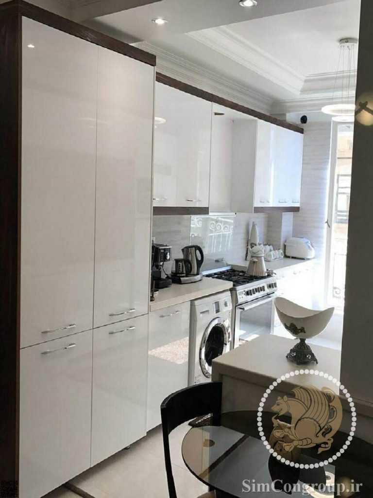 ساخت کابینت آشپزخانه های گلاس ام دی اف