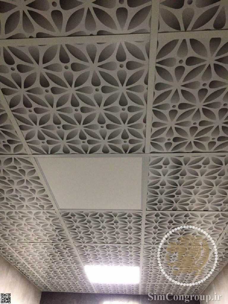 سقف کاذب حمام گلدار