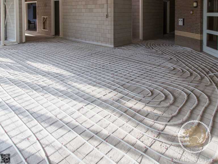 گرمایش از کف اتاق پذیرایی