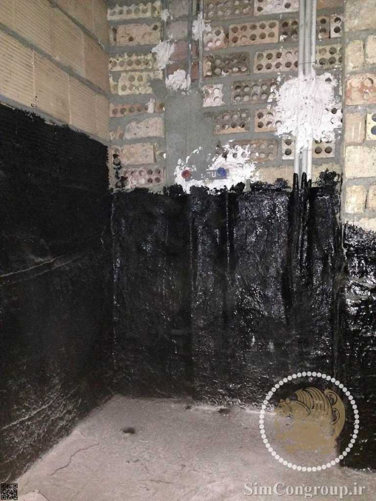 قیرگونی مهندسی کف حمام