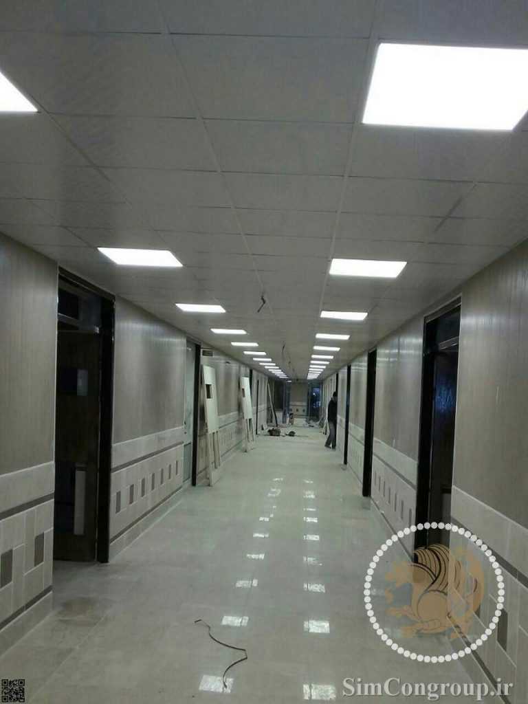 نورپردازی سقف کلاس دانشگاه