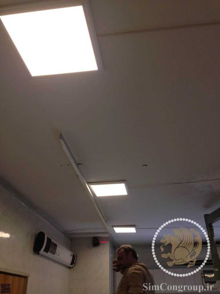 نورپردازی با چراغ سقفی مطب پزشک