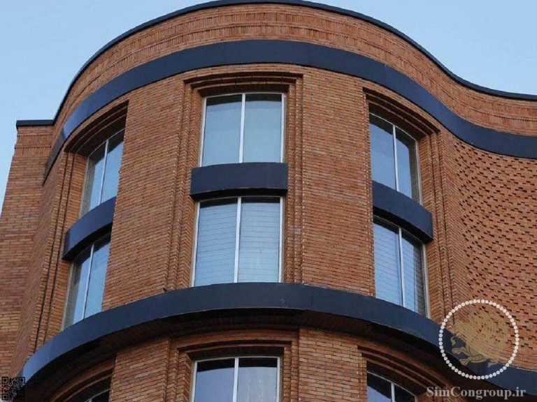 نمای آجری ساختمان