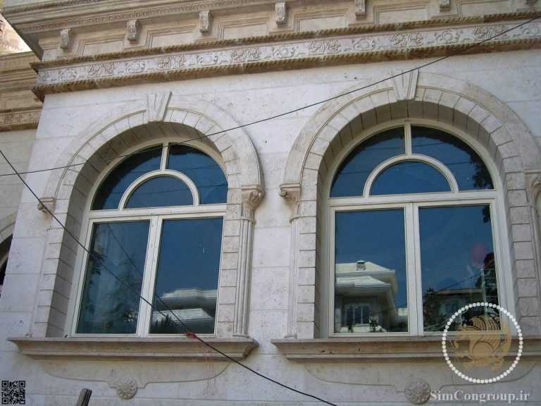 نما رومی دور پنجره ها