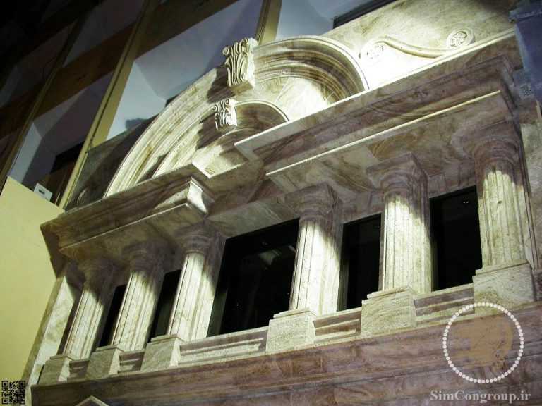 بازسازی نمای رومی ساختمان
