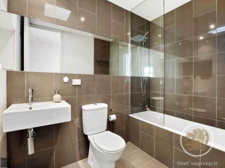 کاشی در دکوراسیون سرویس دستشویی
