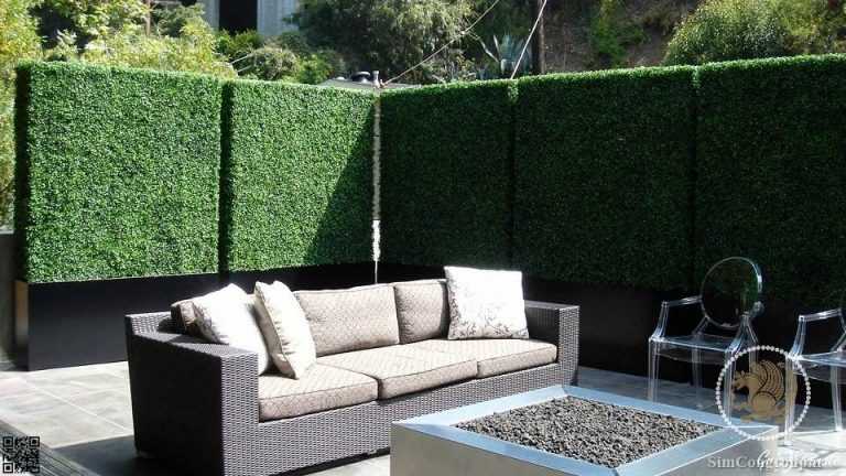 دیوار سبز در طراحی حیاط ویلا