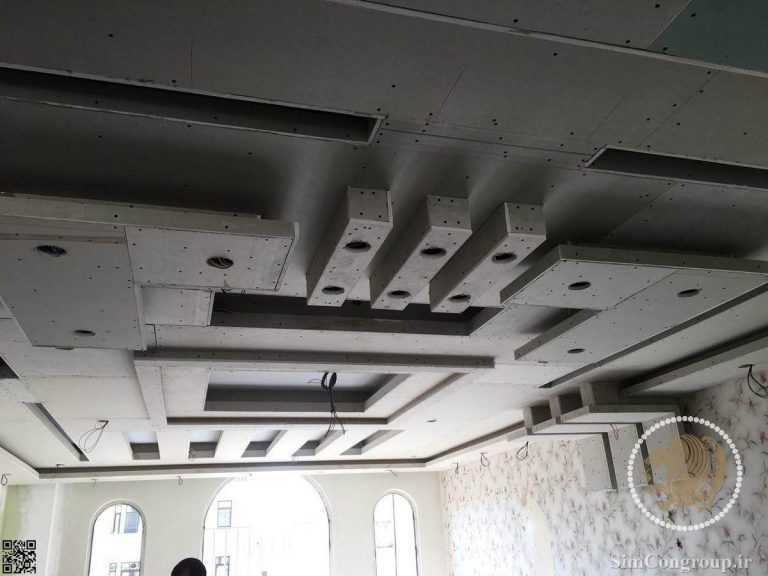 نصب کناف سقف پذیرایی