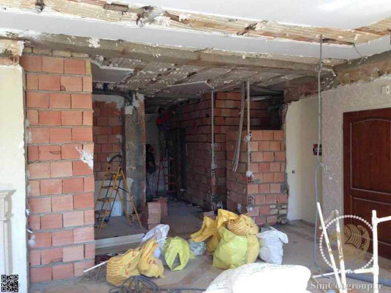 دیوارکشی داخلی منزل