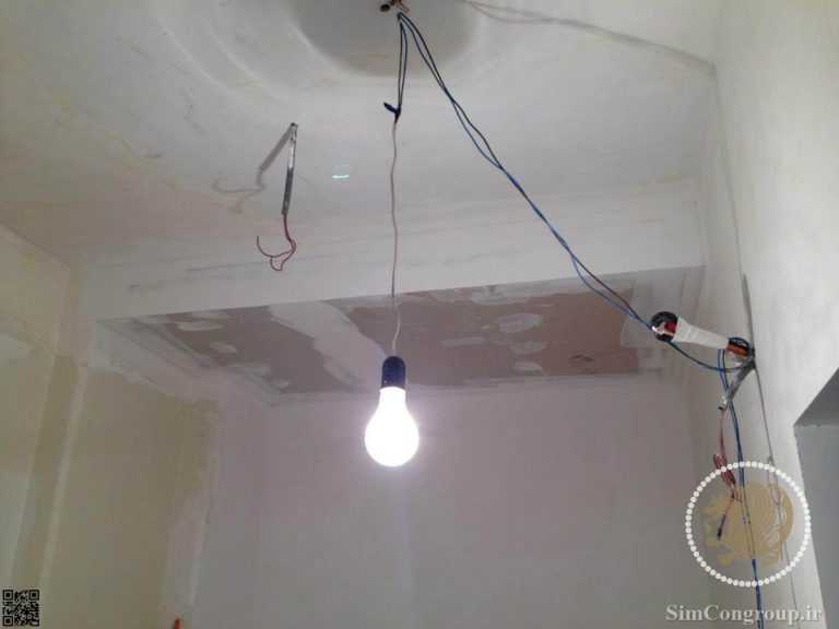 سقف کناف برای پوشش لوله ها