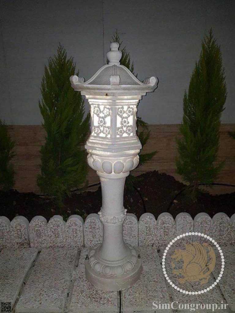 طراحی ویلا چراغ باغچه
