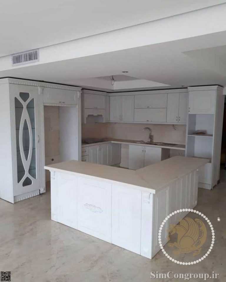 کابنت آشپزخانه ممبران سفید