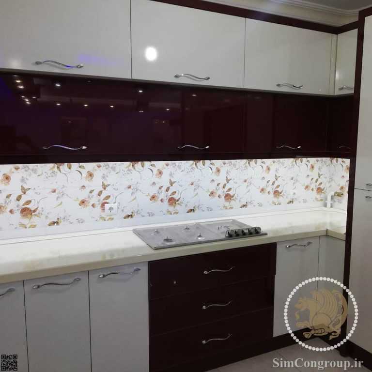 کابینت های گلاس آشپزخانه