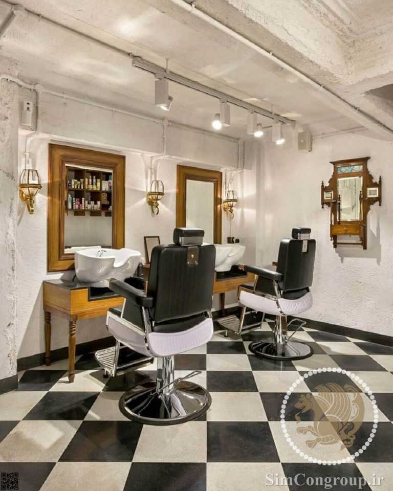 دکور آرایشگاه مردانه
