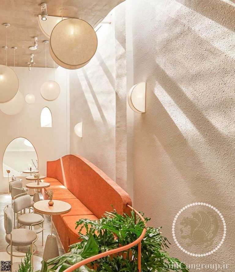 طراحی نورپردازی کافه