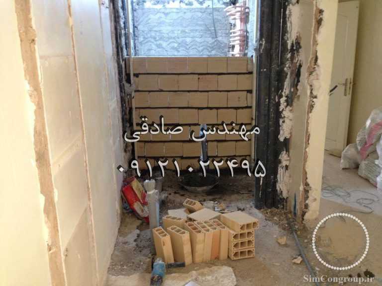 ساخت دیوار با بلوک سفالی
